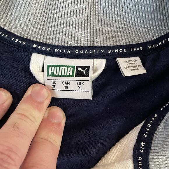 Puma Men’s XL T7 Spezial Track ‘71 Track Jacket 578966-01 White / Navy / Gray - Picture 2 of 10